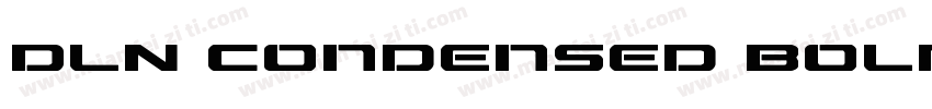 DlN Condensed Bold字体转换